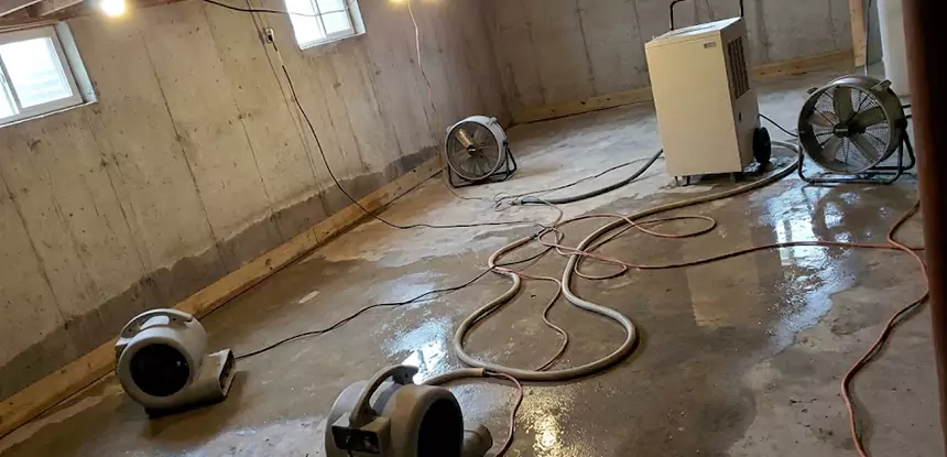 Large-Scale Water Damage Cleanup in Dahlonega